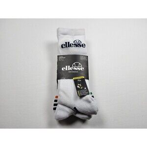 Ellesse Men’s Performance Sport Crew 3 Pack Socks Size UK 7-11, US 7.5-11.5